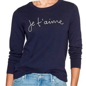 Banana Republic Factory Je t’aime Sweater
